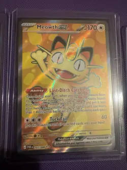 Pokemon TCG: Perfect Order MEOWTH ex Rare UR & SIR 3 Card Lot Set!! Illustrated - Image 5