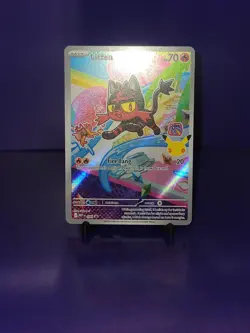 Pokemon Card Litten MEP 044 First Partner Illustration Promo 30th Anniversary NM - Image 1