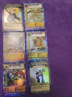 Digimon Holo 6 Card Lot 4 1st Edition Cards - Image 3