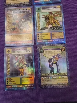 Digimon Holo 6 Card Lot 4 1st Edition Cards - Image 5