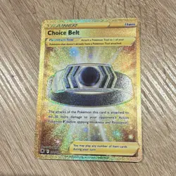 Choice Belt 211/189 Swsh10: Astral Radiance Secret Rare Holo Trainer Card - Image 1