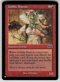 Goblin Matron (USG) Common The List Reprints 191/350 MTG Near Mint 2020 - Image 1