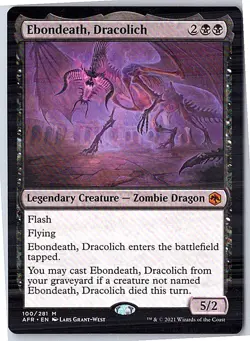 Ebondeath, Dracolich M Adventures in the Forgotten Realms 100 Near Mint - Image 1