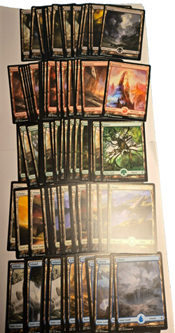 100x Full Art MTG Basic Land Lot - 20 of each type - Battle for Zendikar - MTG - Image 2