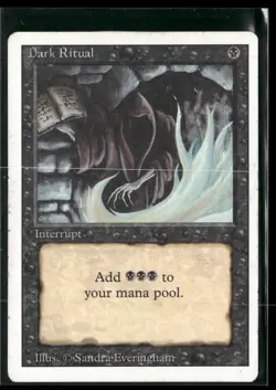 Revised Edition Magic: The Gathering Dark Ritual MTG HP - Image 1