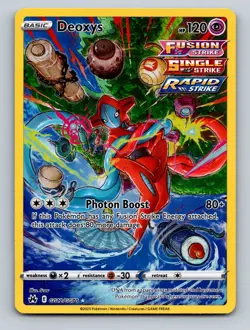 Pokemon TCG Deoxys Holo Ultra Rare SWSH: Crown Zenith: Galarian Gallery GG12/GG7 - Image 1