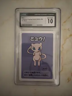 Mew Old Maid 2019 CGC 10 Gem Mint Japanese Pokemon Card - Image 1
