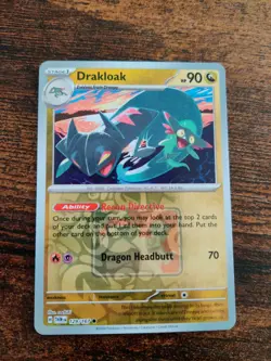 Pokemon TCG - Drakloak 129/167 Play Stamp Reverse Holo Prize Pack Twilight - Image 1