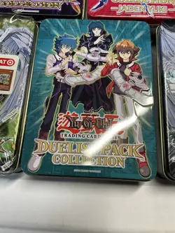 YuGiOh Duelist Pack Collection Tins 5 Pc Empty NO CARDS Lot - Image 2