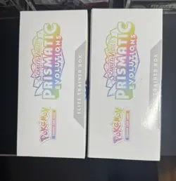 Pokemon Prismatic Evolutions ETB Elite Trainer Boxes NEW Factory Sealed Lot of 2 - Image 4