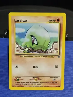 Pokemon Neo Discovery Tyranitar 31/75 Larvitar 57/75 Pupitar 45/75 NonHolo NM/M - Image 2