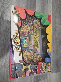 Pokemon TCG Ascended Heroes Mega Lucario Premium Poster Collection Box 10 Packs - Image 1