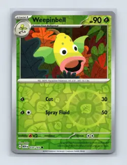 Weepinbell 070/165 Common 151 Pokemon Reverse Holo Near Mint - Image 1