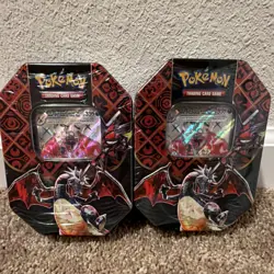 Pokemon Scarlet & Violet Paldean Fates Charizard EX Tins - New/ Sealed - Image 1