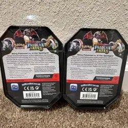 Pokemon Scarlet & Violet Paldean Fates Charizard EX Tins - New/ Sealed - Image 2