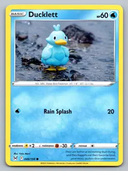 Pokemon TCG SWSH11: Lost Origin Ducklett 046/196 - Image 1