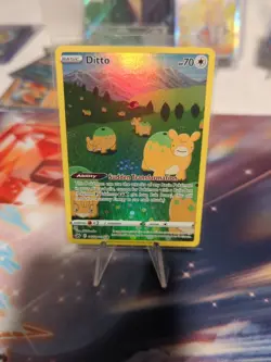 Pokemon TCG Ditto Crown Zenith-Galarian Gallery Gg22/Gg70 Holo Ultra Rare - Image 1