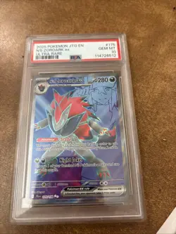 N'S ZOROARK EX 2025 POKEMON JOURNEY TOGETHER ULTRA RARE 175/159 - Image 1