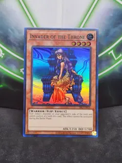 Yugioh Invader of the Throne SRL-EN026 Super Rare 25th Anniversary NM - Image 1