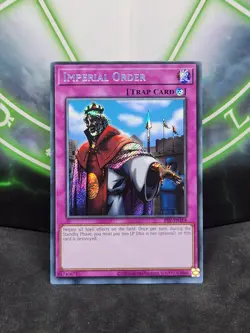 Yugioh Imperial Order PSV-104 Secret Rare 25th Anniversary NM - Image 1