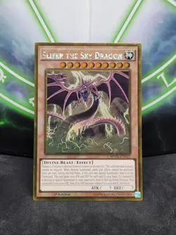 Yugioh Slifer the Sky Dragon MVP1-ENG57 1st Edition Gold Rare LP - Image 1