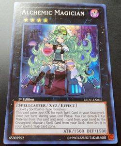 Yu-Gi-Oh! Alchemic Magician REDU-EN047 Super Rare 1st Exactly as Seen - Image 1