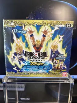 Dragon Ball Super Masters Card Game Three Glorious Fighters Booster Box BT30 - Image 1