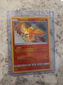 POKEMON Shining Ho-Oh SM70 Black Star Promo Holo Sealed TCG Card Promo 2017 - Image 2