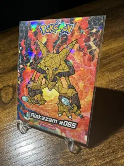 Alakazam #065 - Cracked Ice Holo - Crystal Collection 2024 - Pokemon Card - Image 2