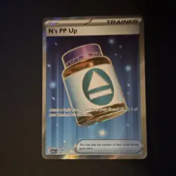 Pokemon N's PP Up Ultra Rare Full Art Holo ASC 262/217 2016 Card - Image 1