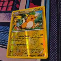 Raichu 28/111 Reverse Holo Furious Fists Pokemon Card - Image 3