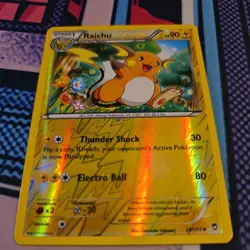 Raichu 28/111 Reverse Holo Furious Fists Pokemon Card - Image 5
