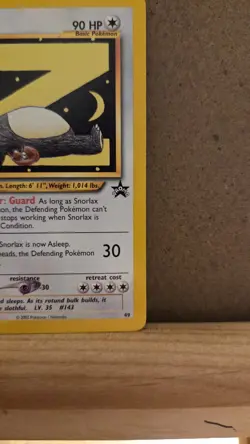Snorlax 49/53 Wotc Promo Regular MP Pokemon Card - Image 5