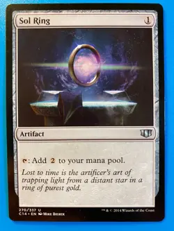 MTG 1x Sol Ring Commander 2014 Vintage Magic the Gathering Card x1 NM - Image 1