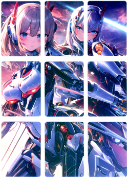 ❤SEXY MECHA - Goddess Story Waifu Cards ARMED CONCUBINE Complete Puzzle WZZJ-L - Image 1