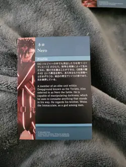 Nero Final Fantasy VII FF7 Art Museum Card TCG Japanese Square Enix - Image 2