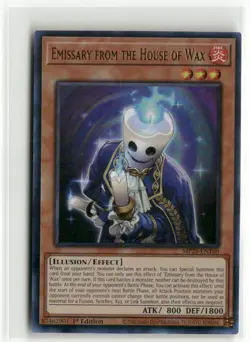 Yugioh Emissary from the House of Wax MP25-EN160 Ultra Rare NM 1st Ed - Image 1