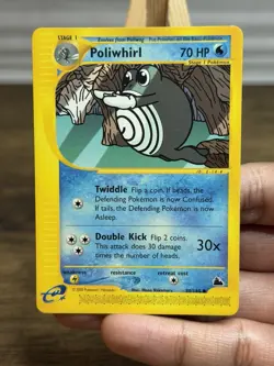 Poliwhirl 88/144 Common Skyridge Pokemon E-Reader Card 2003 NM - Image 3
