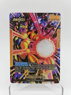 Golden Frieza - FB07-073 Dragon Ball Super Card Game Fusion World Leader Card NM - Image 1