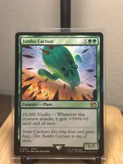 1x MTG Jumbo Cactuar - FINAL FANTASY (FIN) #191 - Magic the Gathering - Image 1
