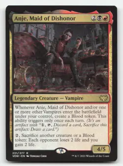 Anje, Maid of Dishonor 231 Rare Innistrad: Crimson Vow Magic: The Gathering NM - Image 1
