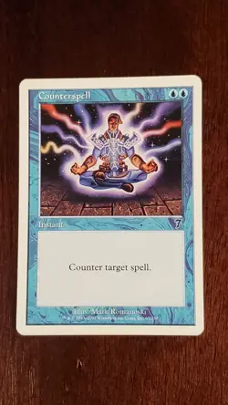 Counterspell Seventh Edition 7th EX/LP 67/350 MTG Magic the Gathering Common - Image 1