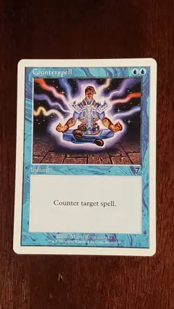 Counterspell Seventh Edition 7th EX/LP 67/350 MTG Magic the Gathering Common - Image 3