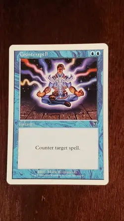 Counterspell Seventh Edition 7th EX/LP 67/350 MTG Magic the Gathering Common - Image 5