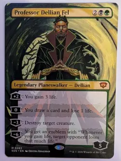 Professor Dellian Fel (Borderless) SOS #283 Regular NM - Image 1