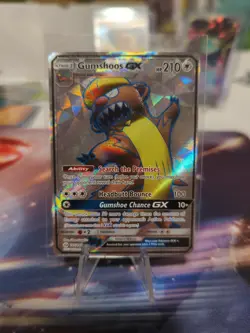 Gumshoos GX 145/149 Full Art Ultra Rare Sun & Moon Base - Pokemon TCG - Image 1