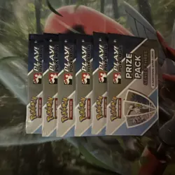 Six! Pokemon Prize Pack Series Three Booster Packs - Image 1