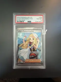 Pokemon Lillie's Determination 169/132 Me01 Mega Evolution Holo EN 2025 PSA 10 - Image 1
