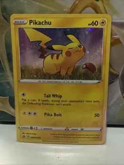 Pikachu SWSH039 Holo Black Star Promo Pokemon NM - Image 1