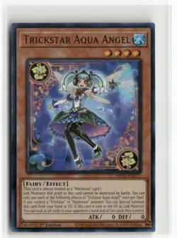 Yugioh Trickstar Aqua Angel MP25-EN277 Ultra Rare NM 1st Ed - Image 1